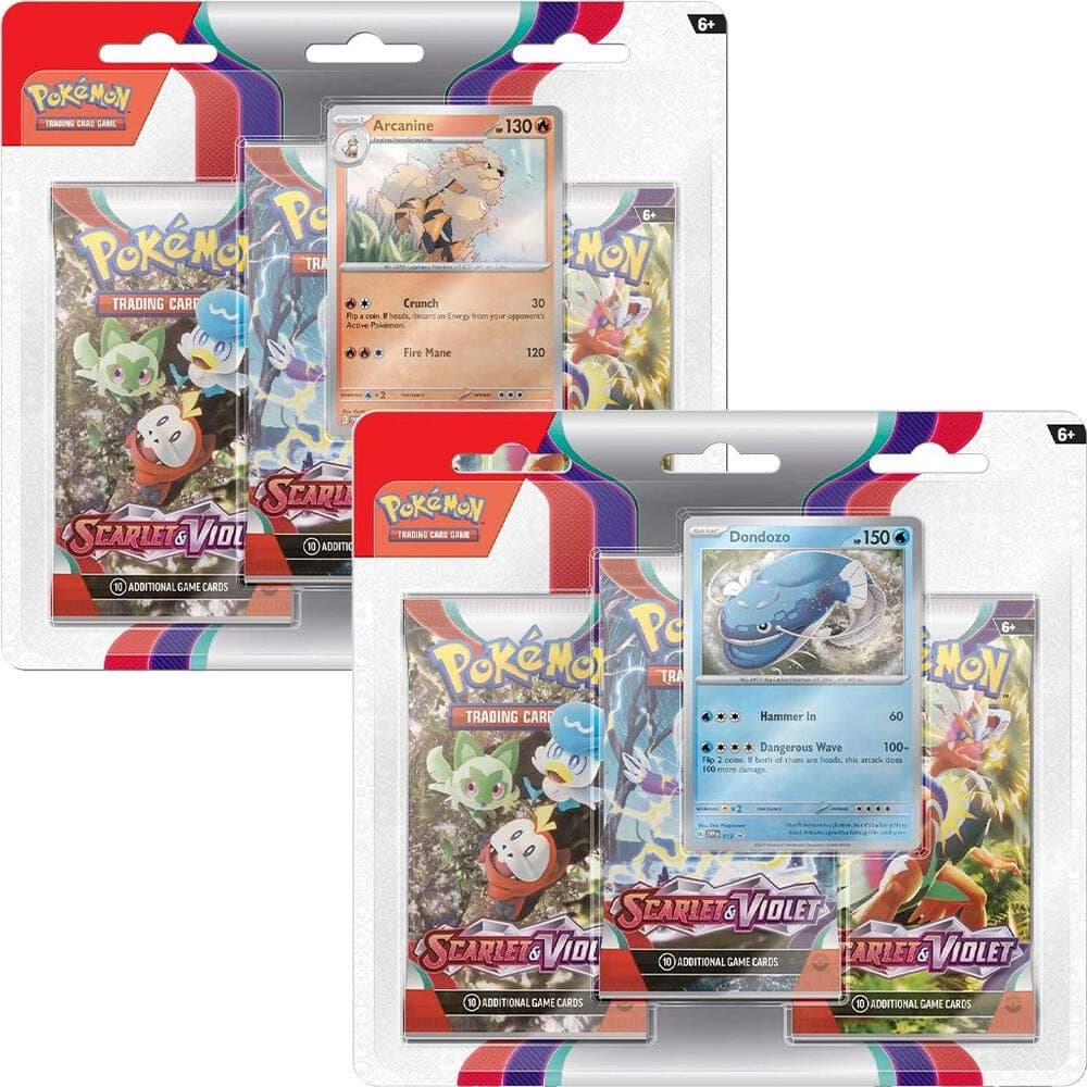 Scarlet & Violet 3-Pack Blister