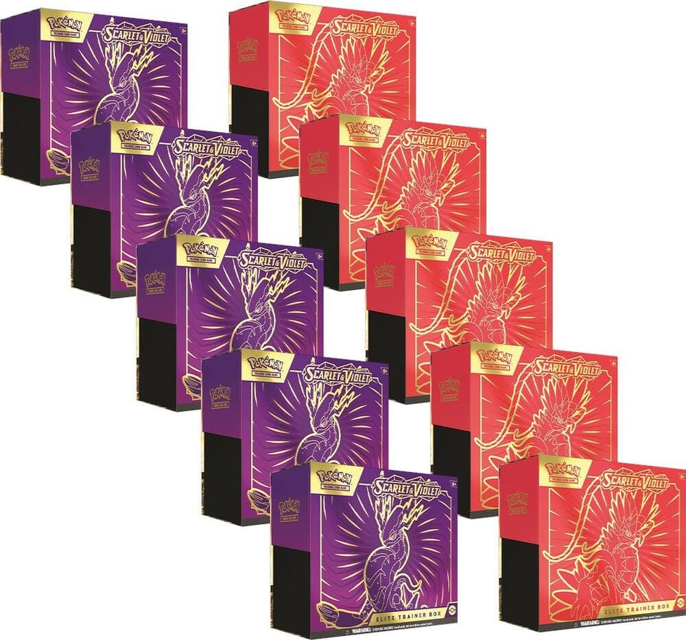 Scarlet & Violet Elite Trainer Box Case (Miraidon & Koraidon)